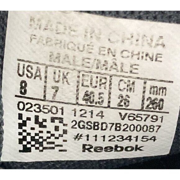 Reebok Furylite men Size 8 Geometric Pattern 3D Ultra lite running sneaker shoes - Picture 8 of 8